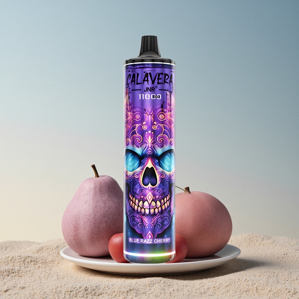 JNR Calavera 11000 Sinine-Virsik Kirss 850mAh 21ml 1.0ohm Nikotiinivaba