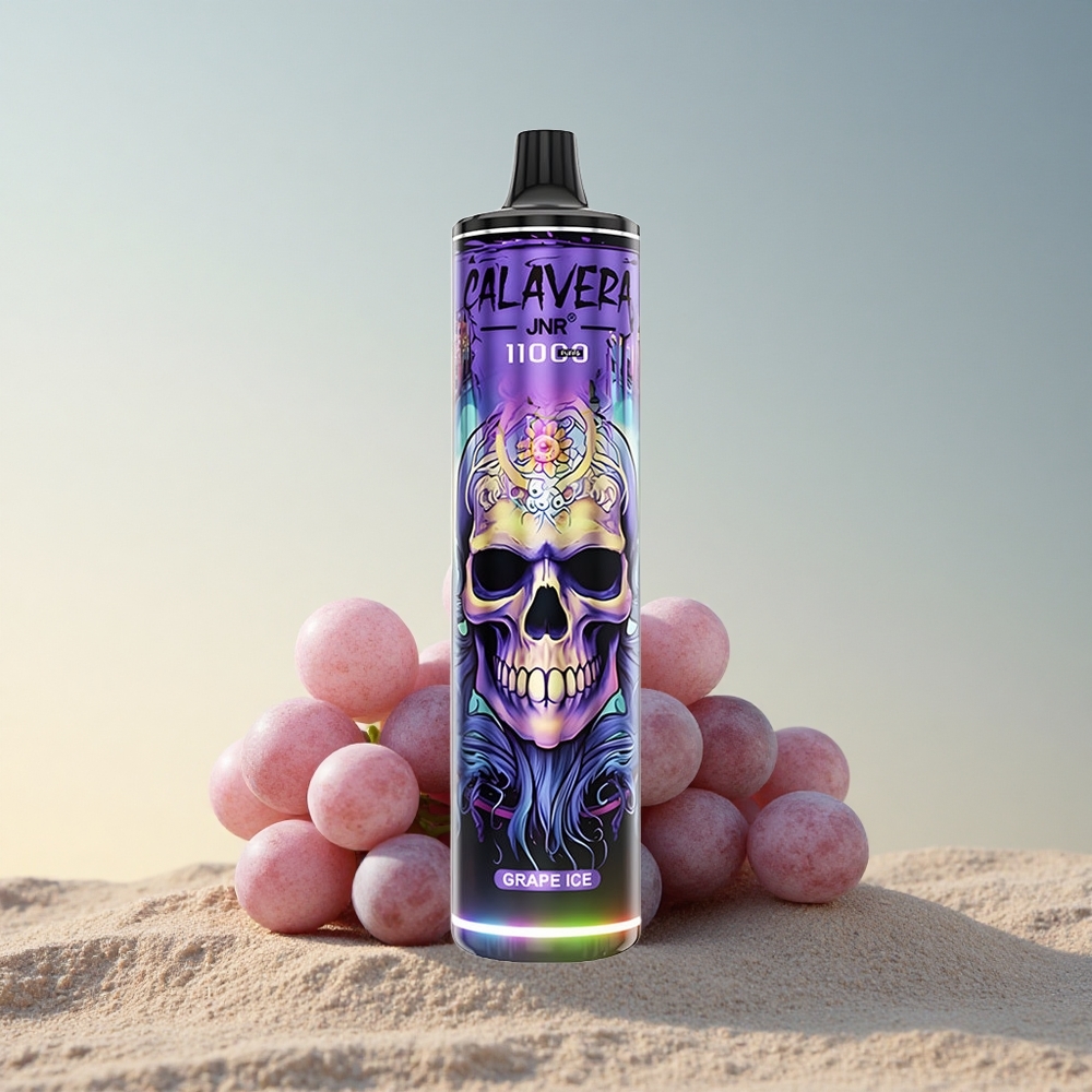 JNR Calavera 11000 Viinamarja Jää 850 mAh 21ml 1.0ohm Nikotiinivaba
