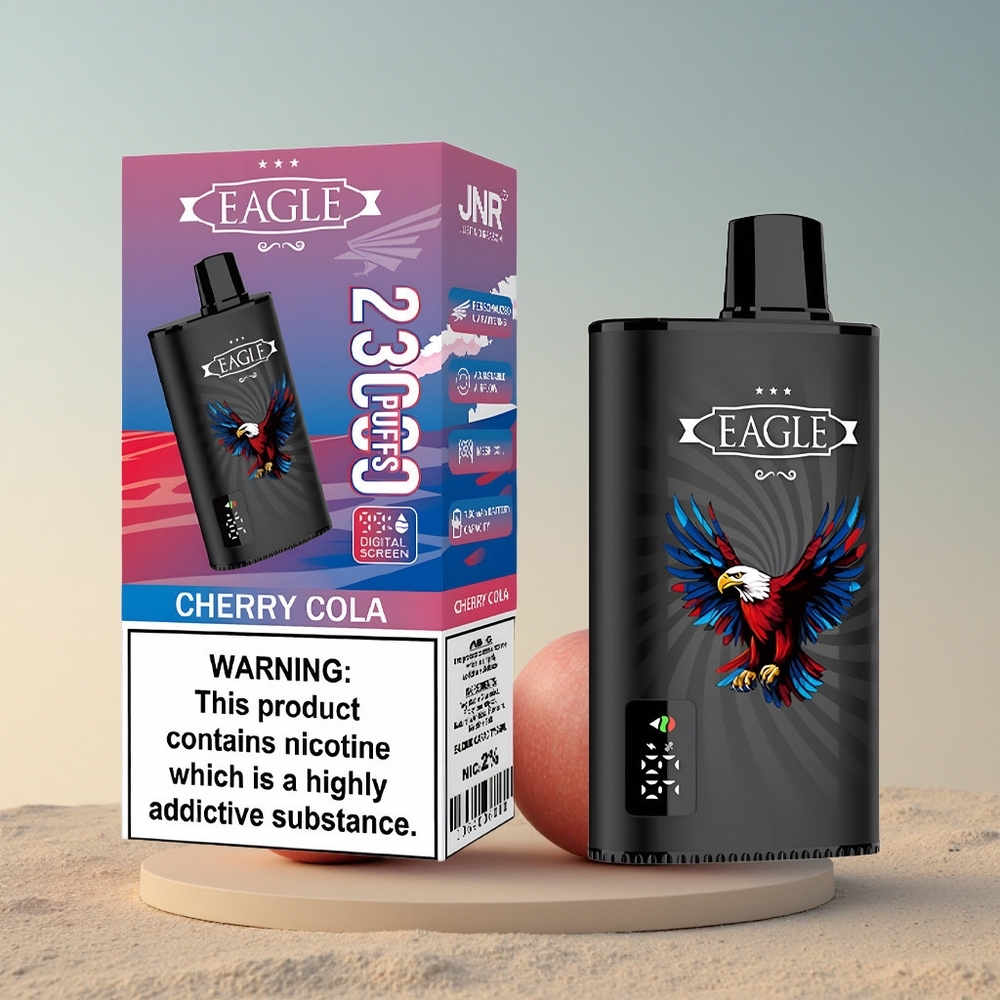 JNR EAGLE Smart 23000 Kirsi-koola Digitaalne Ekraan 750mAh 1.0ohm Võrkpool
