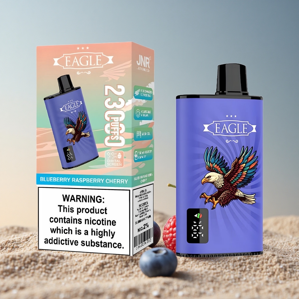 JNR EAGLE Smart 23000 Mustika Vaarikas Kirss Digiekraan 750mAh 25ml
