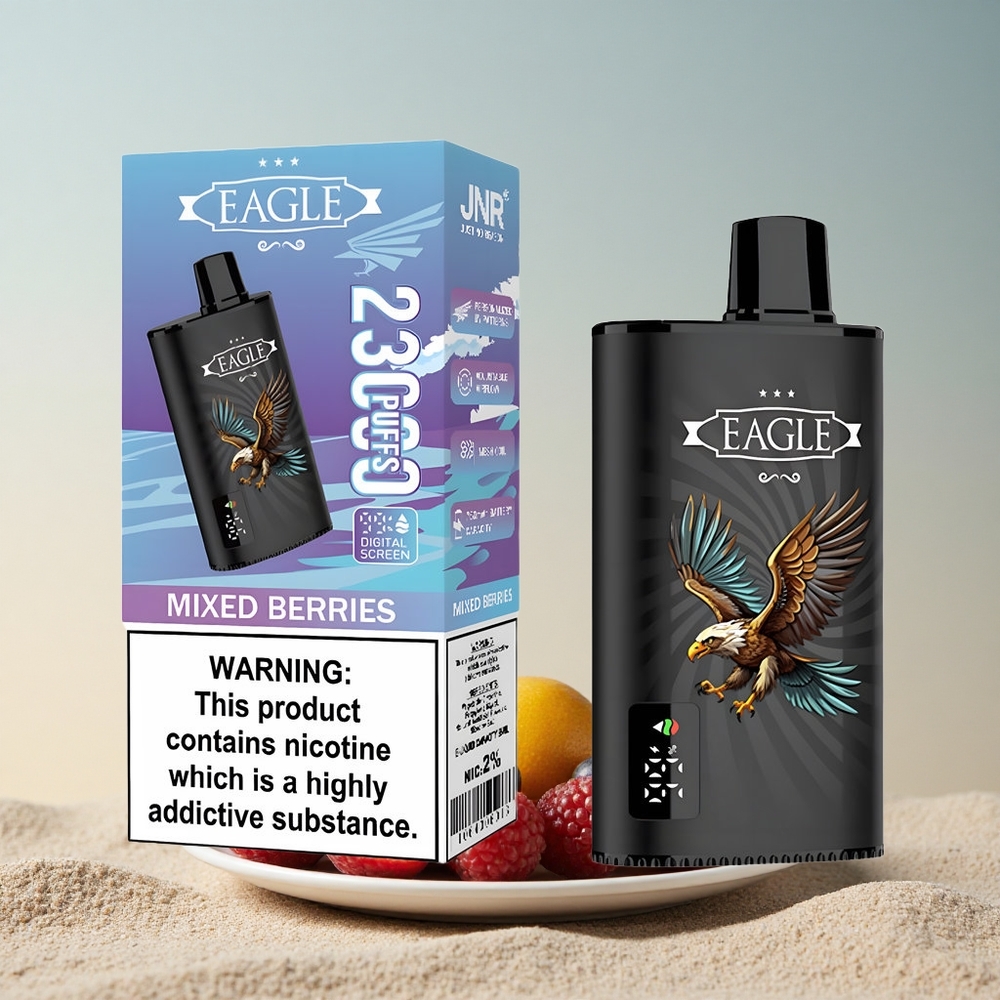 JNR EAGLE Smart 23000 Segamari Mesh Coil 750mAh 2% nikotiini