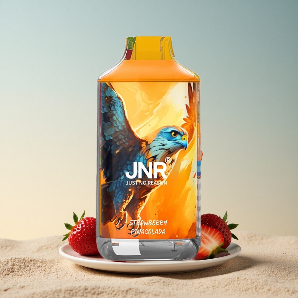 JNR Falcon 16000 Maasika-Piña Colada 850mAh 22ml Kahekordne Võrk Nikotiinivaba