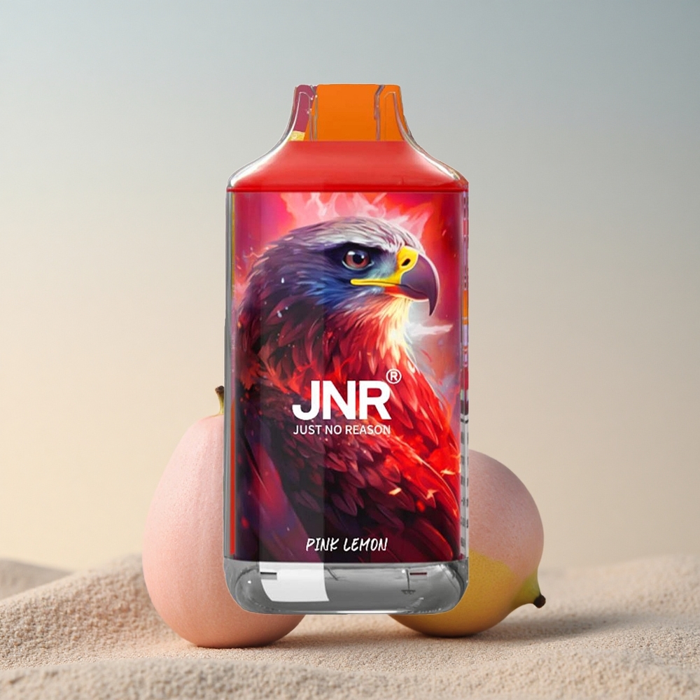 JNR Falcon 16000 Roosa Sidruni 850 mAh 22ml Kahekordne Võrk Nikotiin 0%,2%