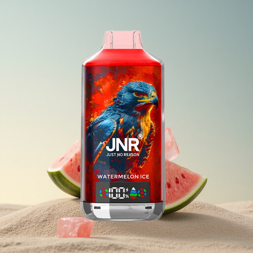 JNR Falcon X 18000 Arbuusijää 750mAh 24ml Kahevarda mähis