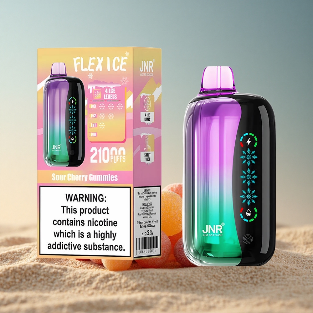 JNR Flex Ice 21000 Hapukirsi Kummid 1,2 Ohm Duaalvõre 1000mAh
