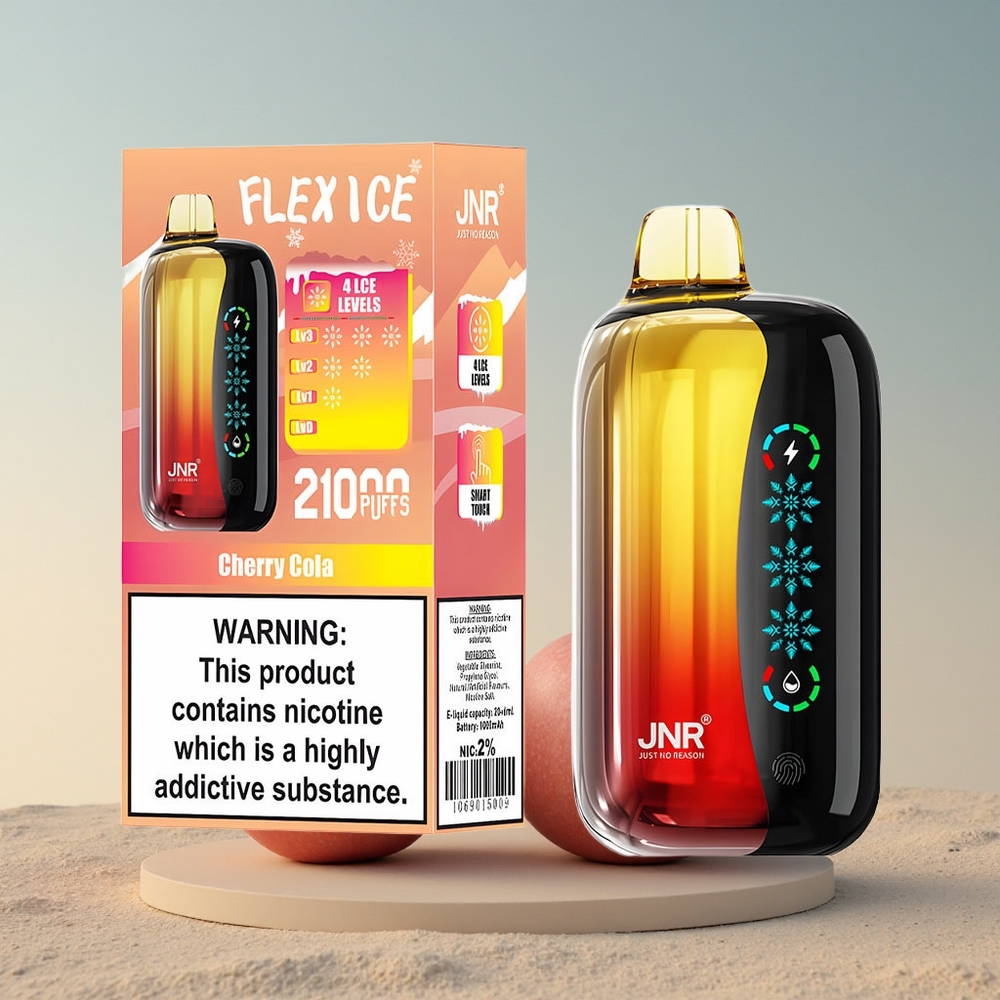 JNR Flex Ice 21000 Kirsi Koola Jäi Reguleeritav 1000mAh 1.2 Ohm Dual Mesh