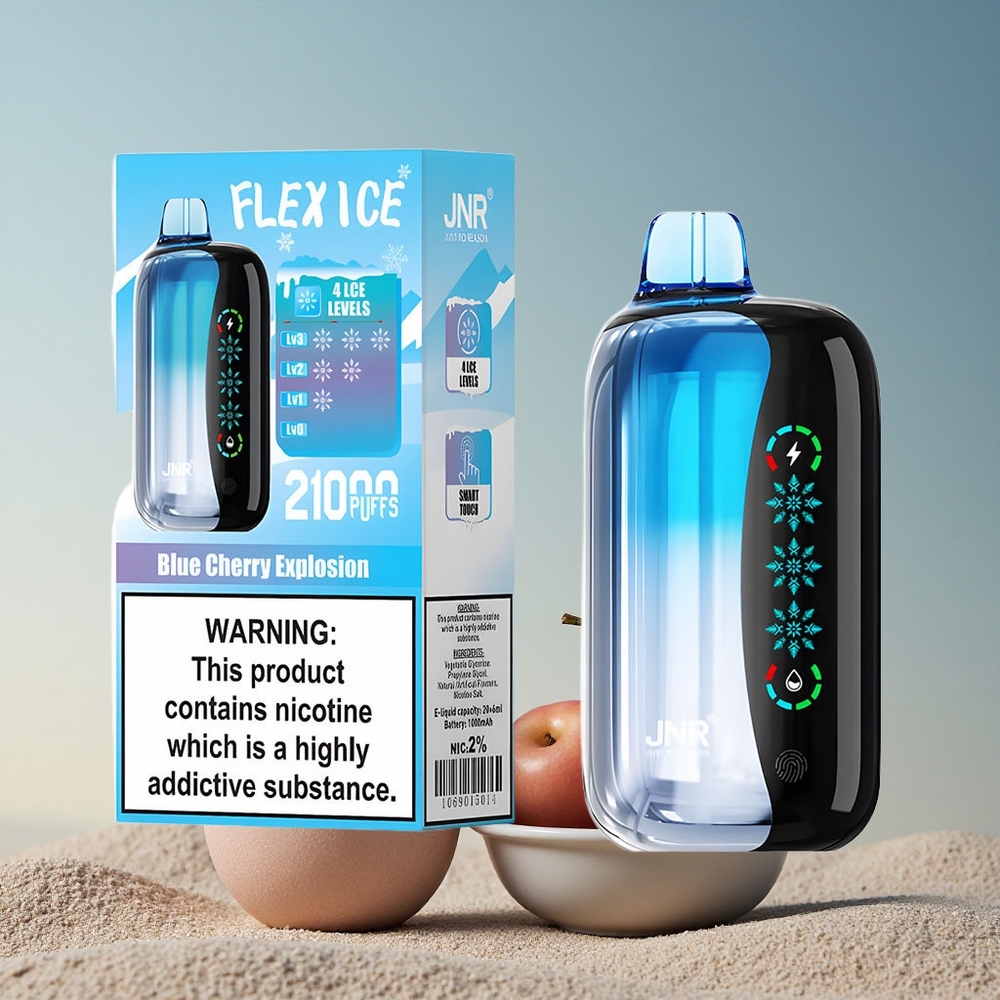 JNR Flex Ice 21000 Sinine Kirsi Plahvatus 1000mAh 26ml Nikotiin 5%