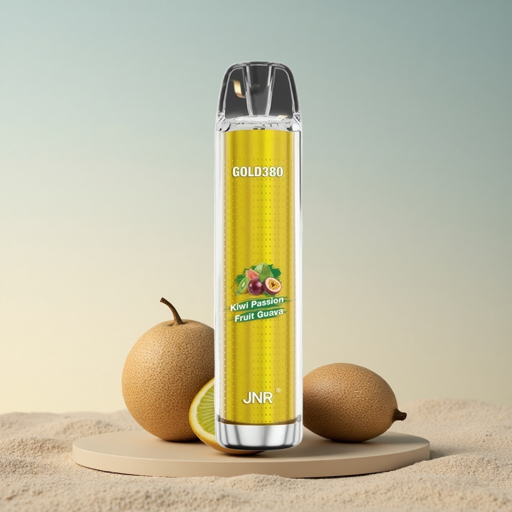 JNR Gold380 6000 Kivi-Maracuja-Guava 1500mAh 1.0ohm Nikotiinivaba