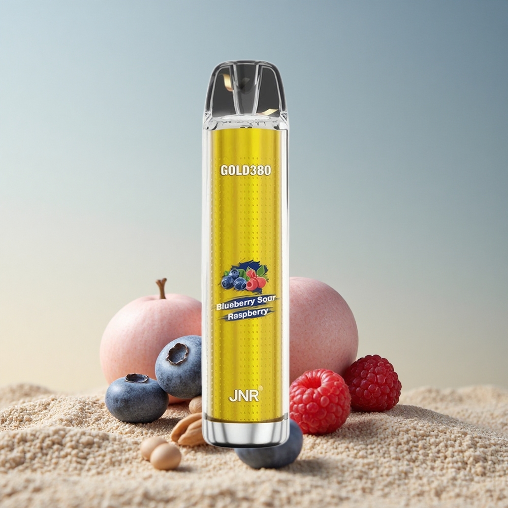 JNR Gold380 6000 Mustika-Hapuraasika 1500mAh 0%,2%,5% nikotiini