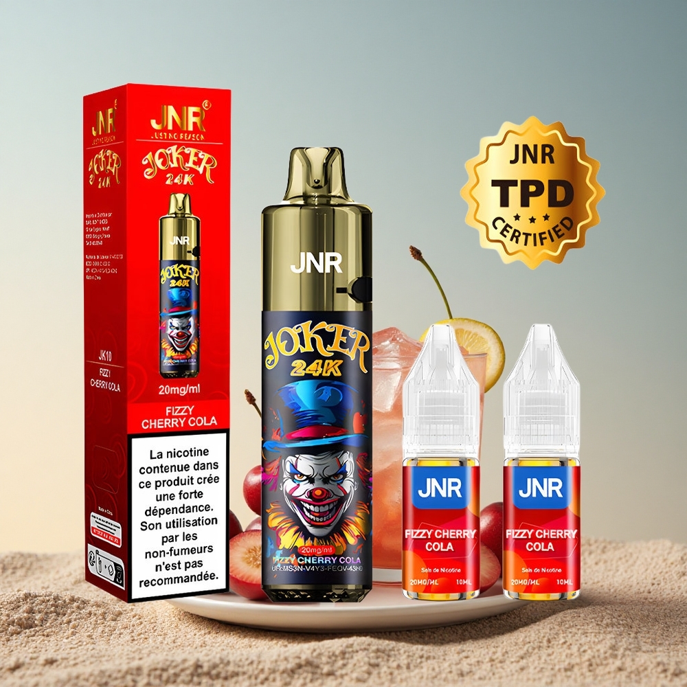 JNR Joker 24K Gaasiv Kirsi-Koola 800mAh Akuga 2% Nikotiiniga