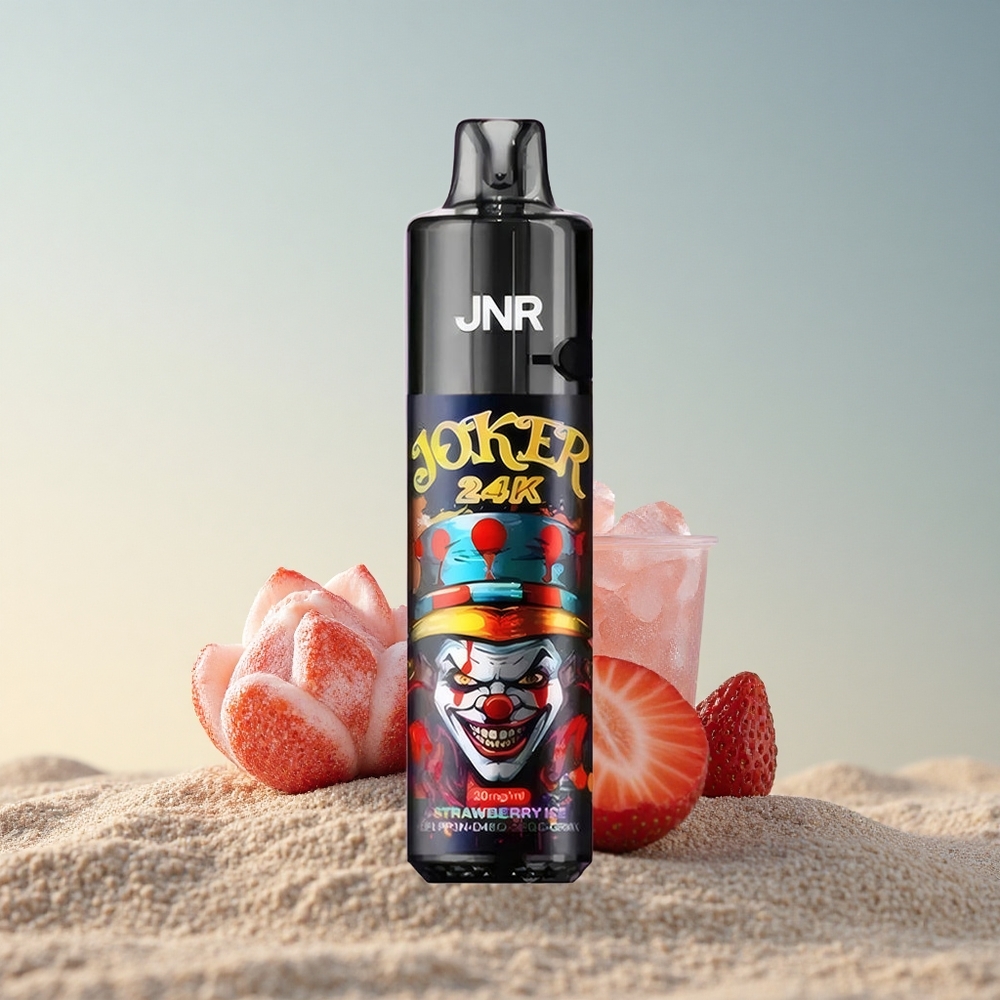 JNR Joker 24K Maasika-Jäätise 10ml Täidetav 800mAh Nikotiin