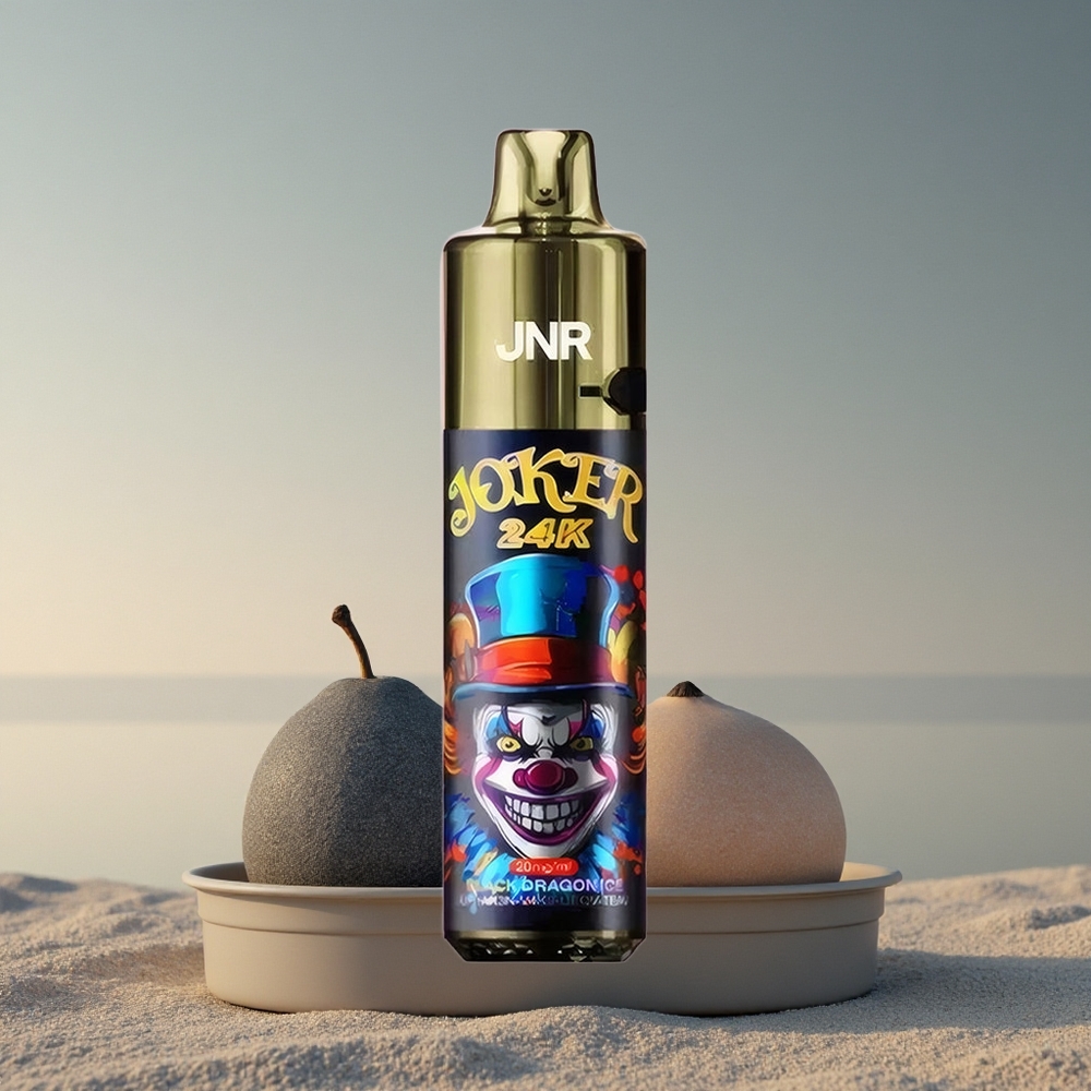 JNR Joker 24K Must Draakon Jää 2% nikotiini, 800mAh, nähtav vedelikutase