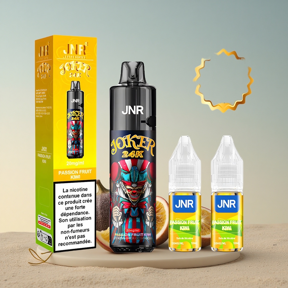 JNR Joker 24K Passionifruid-Kiivi 800mAh 2% nikotiini külg-täite disain