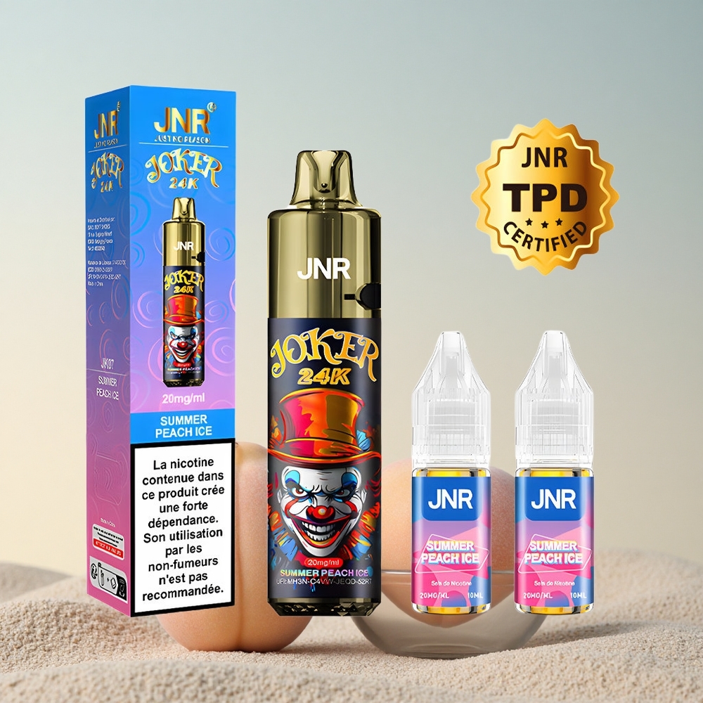 JNR Joker 24K Suve-virsikujäätis Refillable Pod 800mAh 2% nikotiini