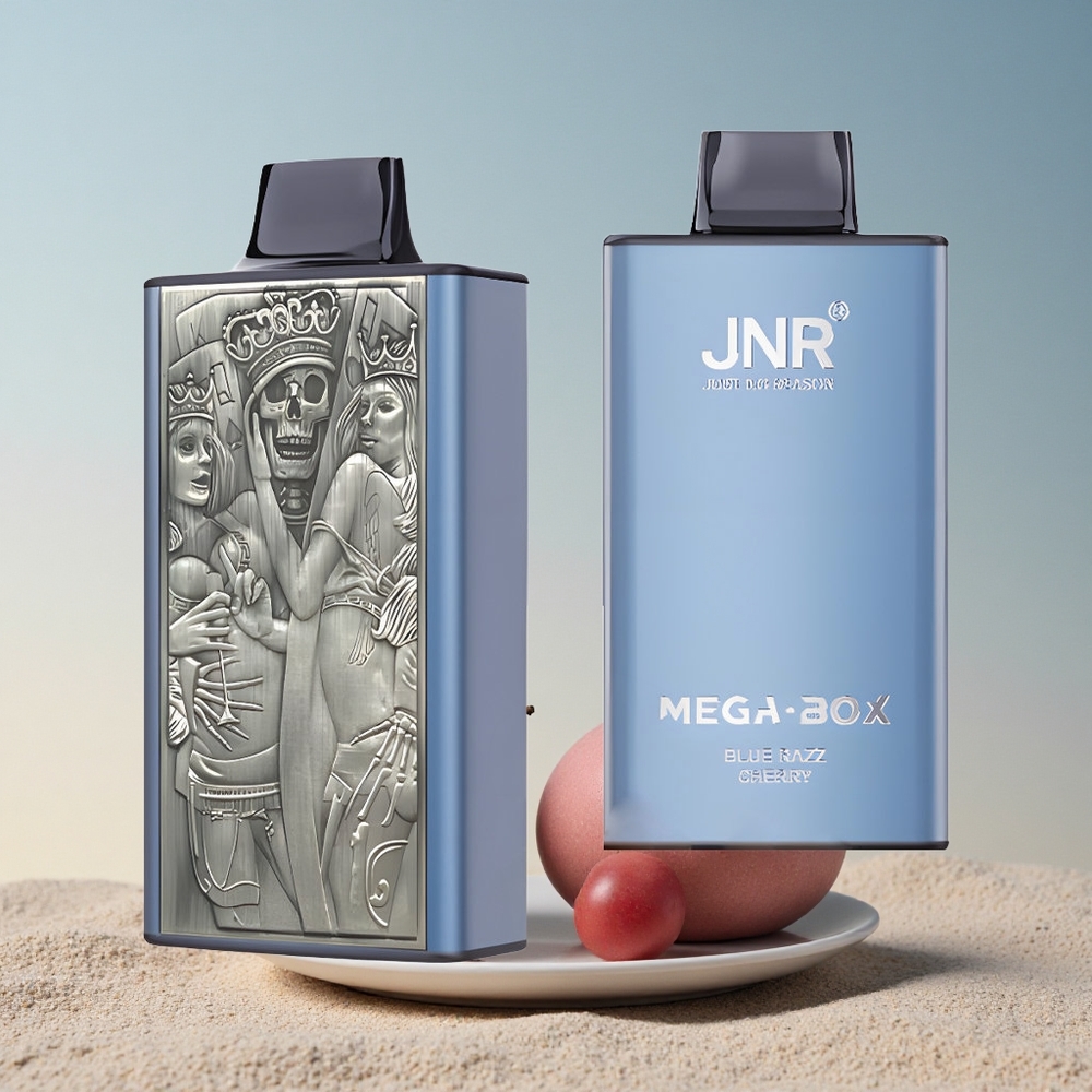 JNR Mega Box 25000 Sinine Vaarik-Kirs 30ml 850mAh 2% nikotiini