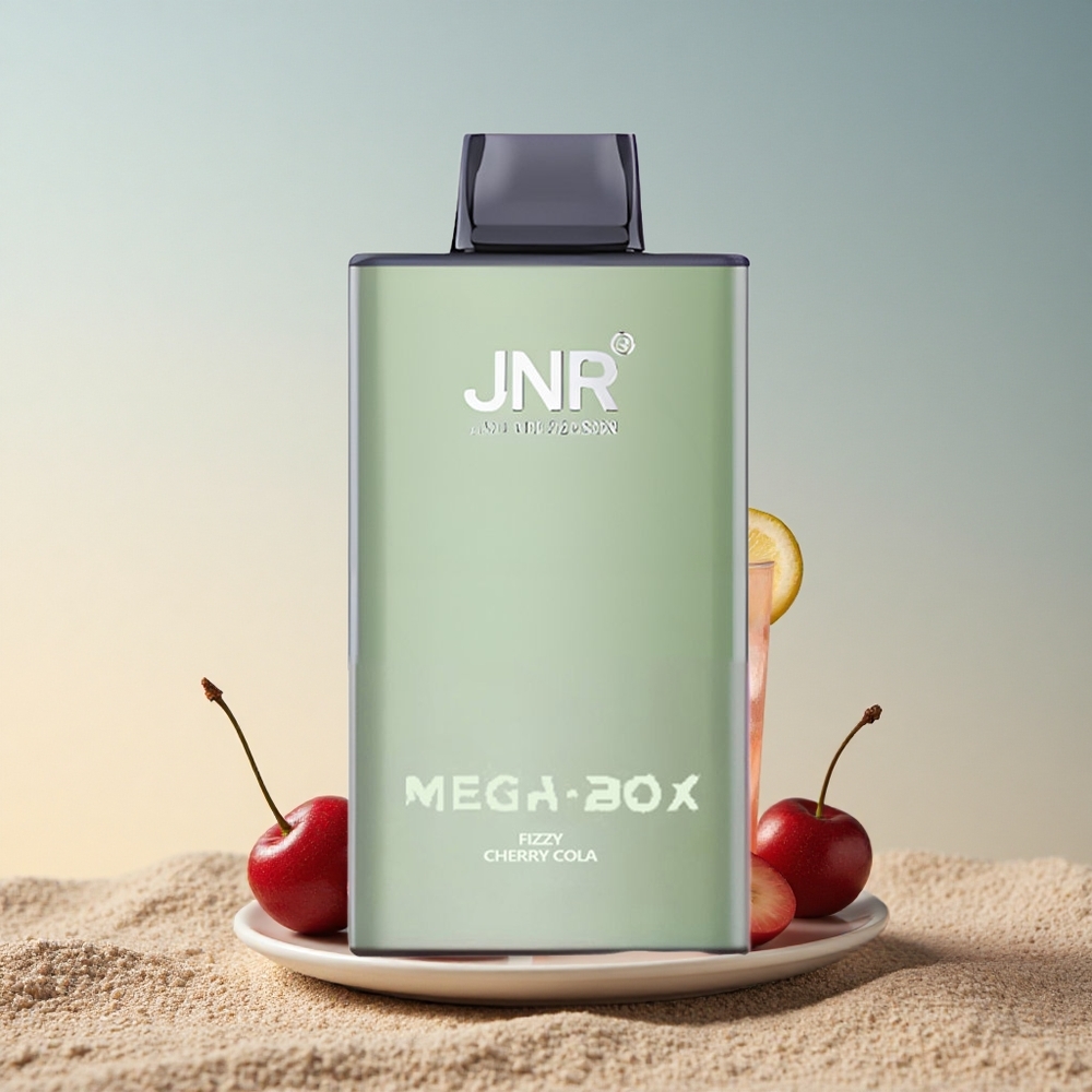 JNR Mega Box 25000 Värskekirsikoola 30ml Nikotiin 2% 850mAh