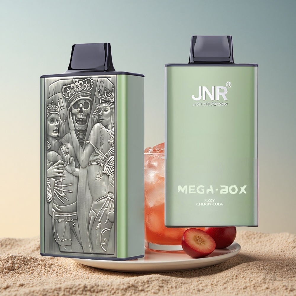 JNR Mega Box 25000 Värskekirsikoola 30ml Nikotiin 2% 850mAh