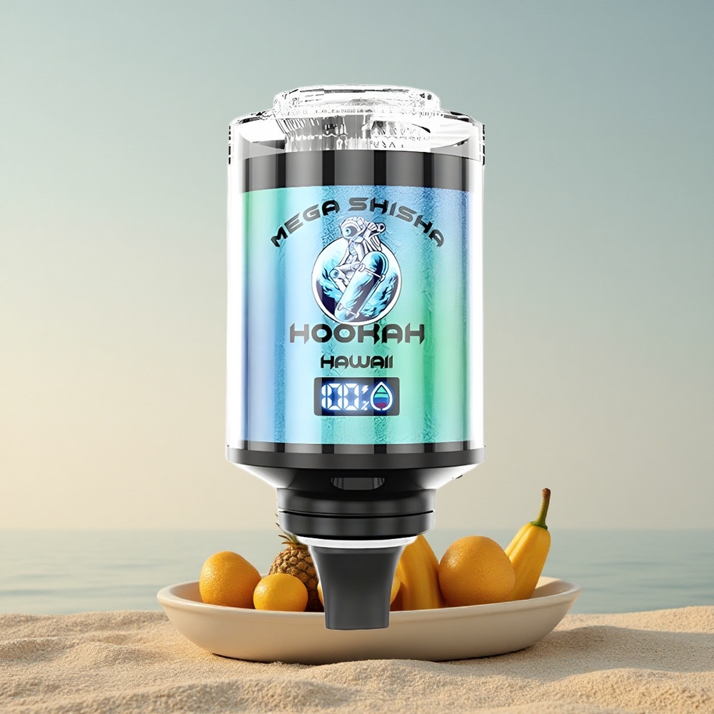 JNR Mega Shisha Hookah 100K Hawaii 2200mAh 60ml nikotiin