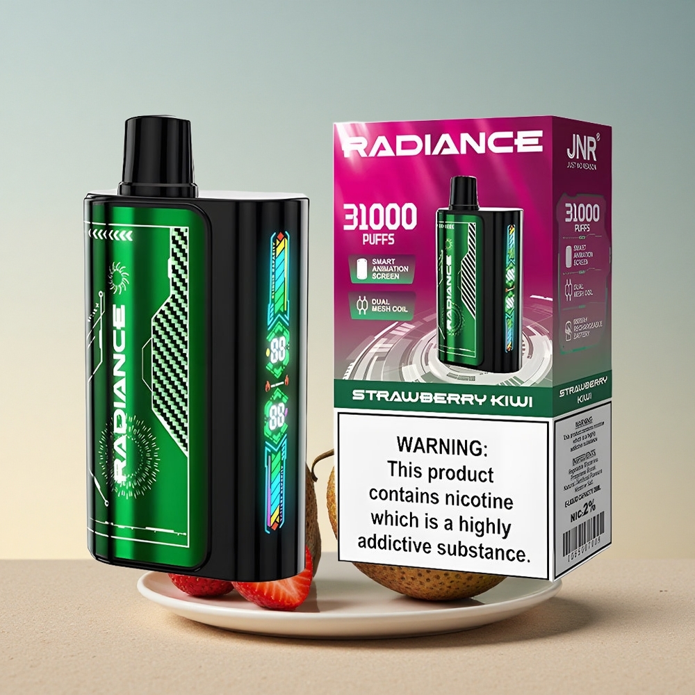 JNR Radiance 31000 Maasika-Kiivi 28ml 950mAh 2% nikotiini