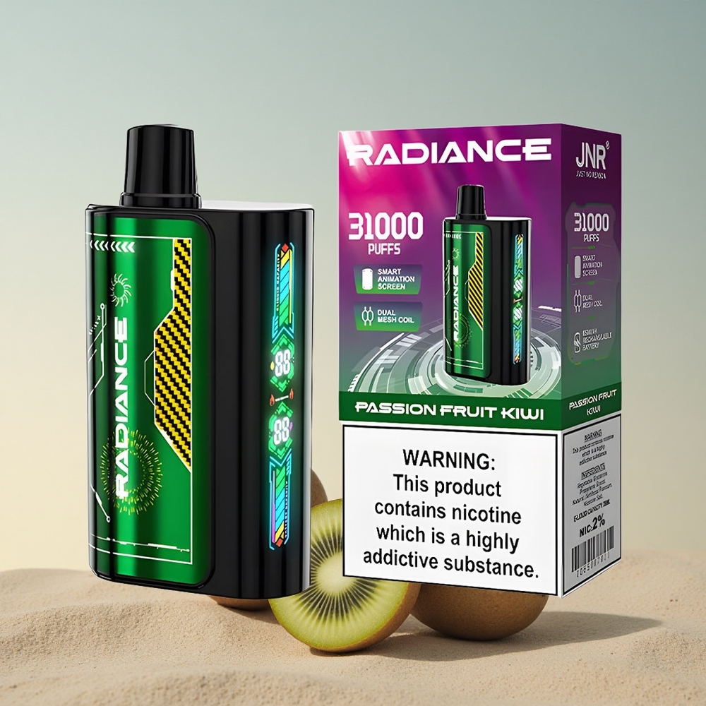 JNR Radiance 31000 Passionifrüüt Kiivi 950 mAh 28ml 2% nikotiini
