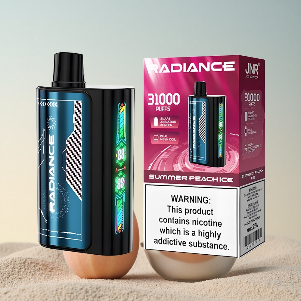 JNR Radiance 31000 Suve Virsikujäätis 950 mAh 28ml Nikotiin 2%