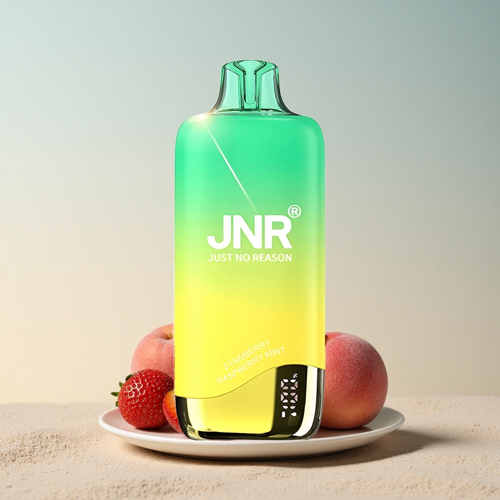 JNR Rainbow 10500 Maasika-Virsikmünt 600mAh 18ml Nikotiinivaba