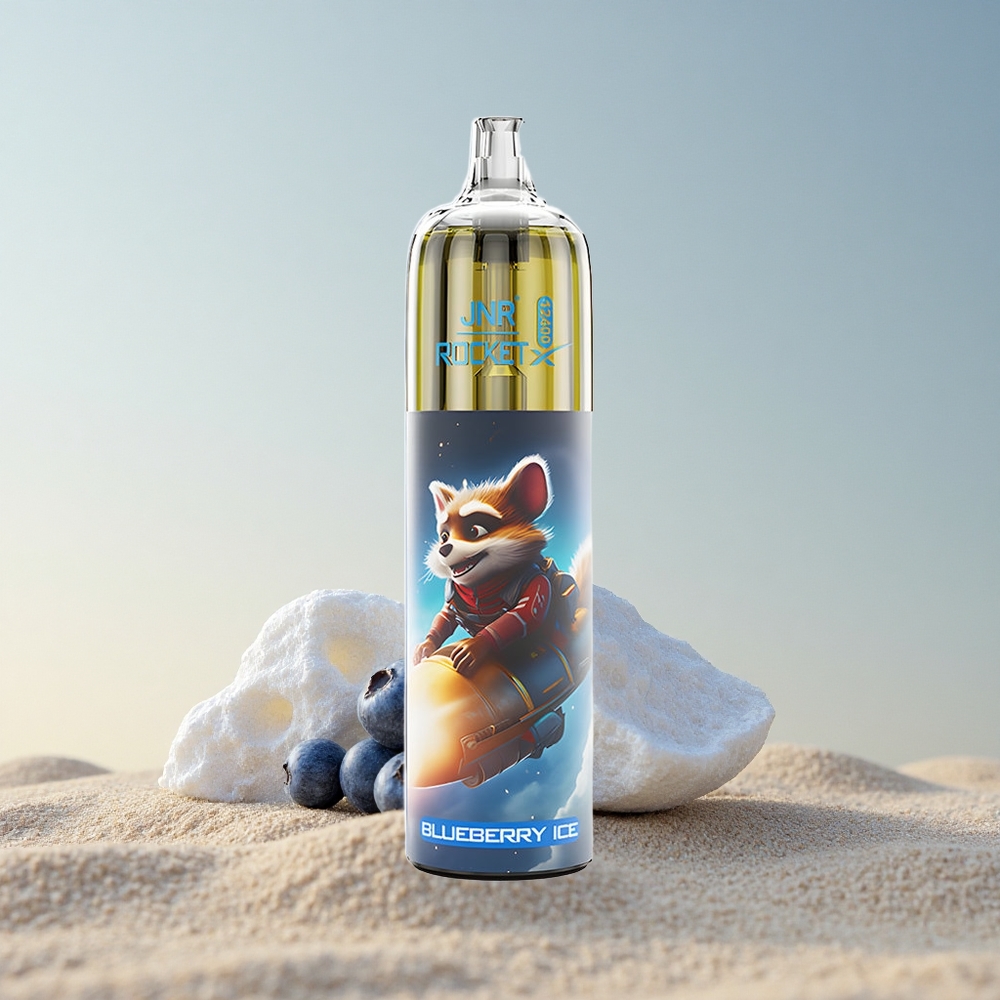 JNR Rocket-X 12400 Mustika-Jää koos 850mAh aku ja 25ml vedelikuga