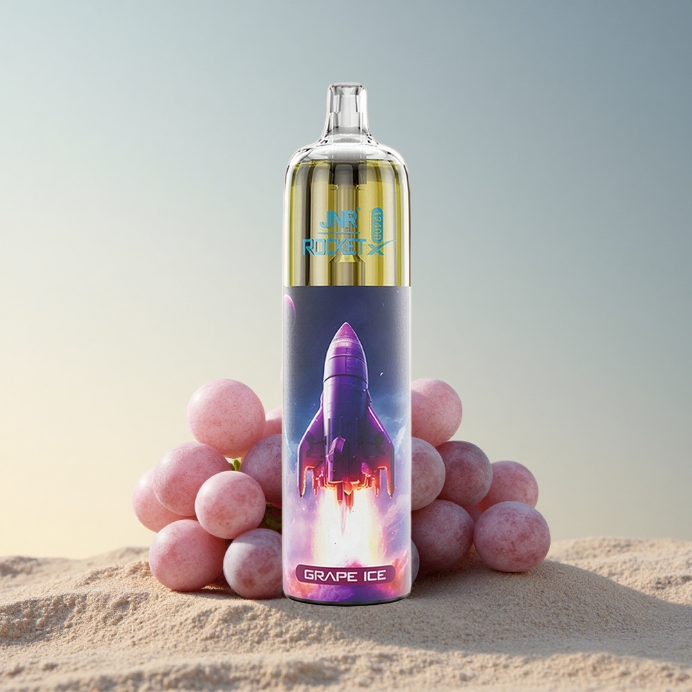 JNR Rocket-X 12400 Viinamarja Jää RGB-valgustusega 850mAh 25ml