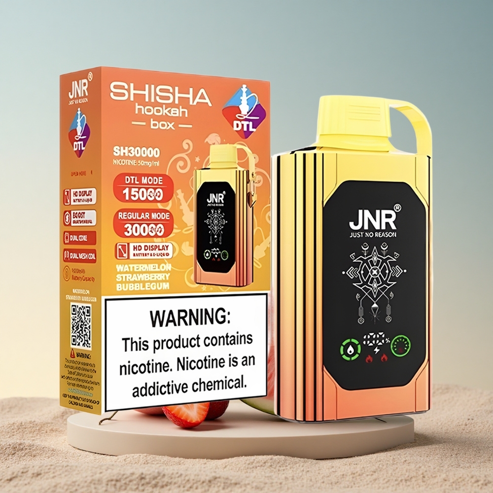 JNR Shisha Hookah Box 20500 Arbuas-Marjas Mullgummi HD Ekraan 1000mAh 25ml Topeltvõrk 5% nikotiini