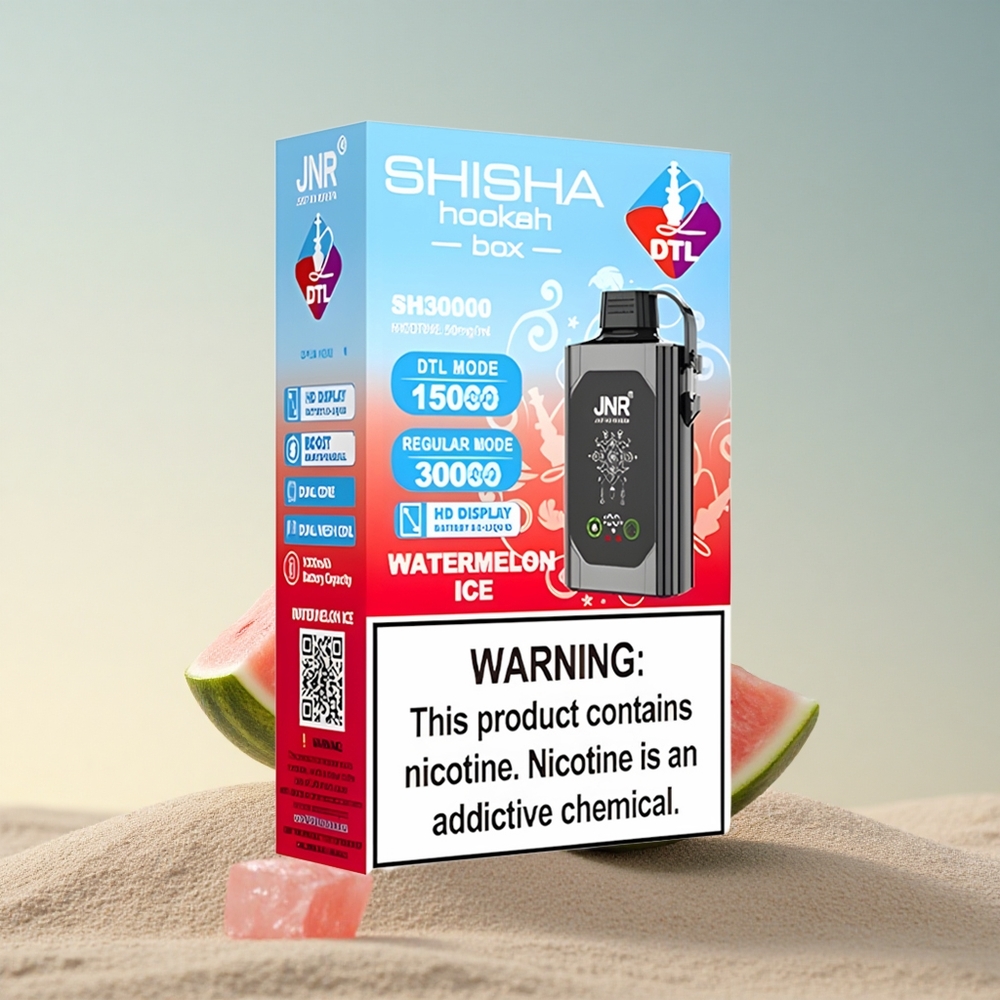 JNR Shisha Hookah Box 20500 Arbuusi Jää 1000mAh 25ml Kahekordne Võrk