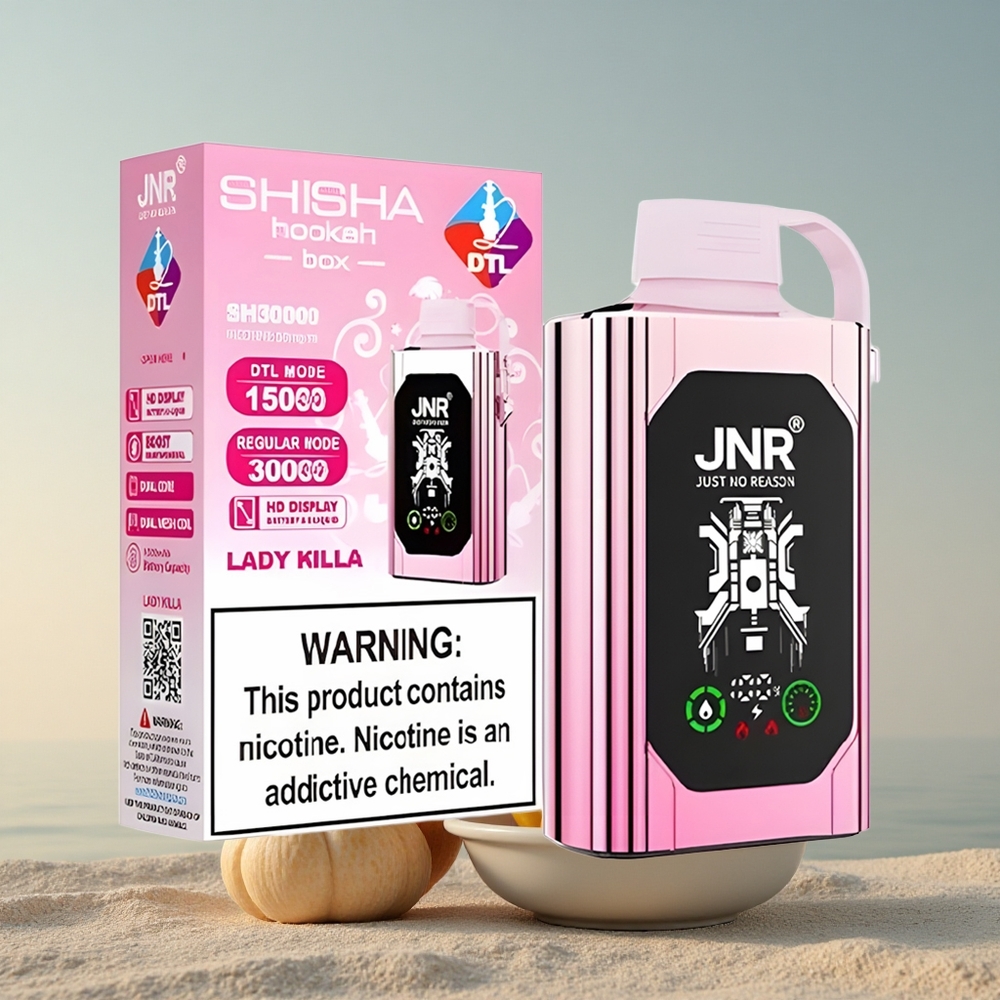 JNR Shisha Hookah Box 20500 Daamitapja HD-ekraan 25ml 1000mAh