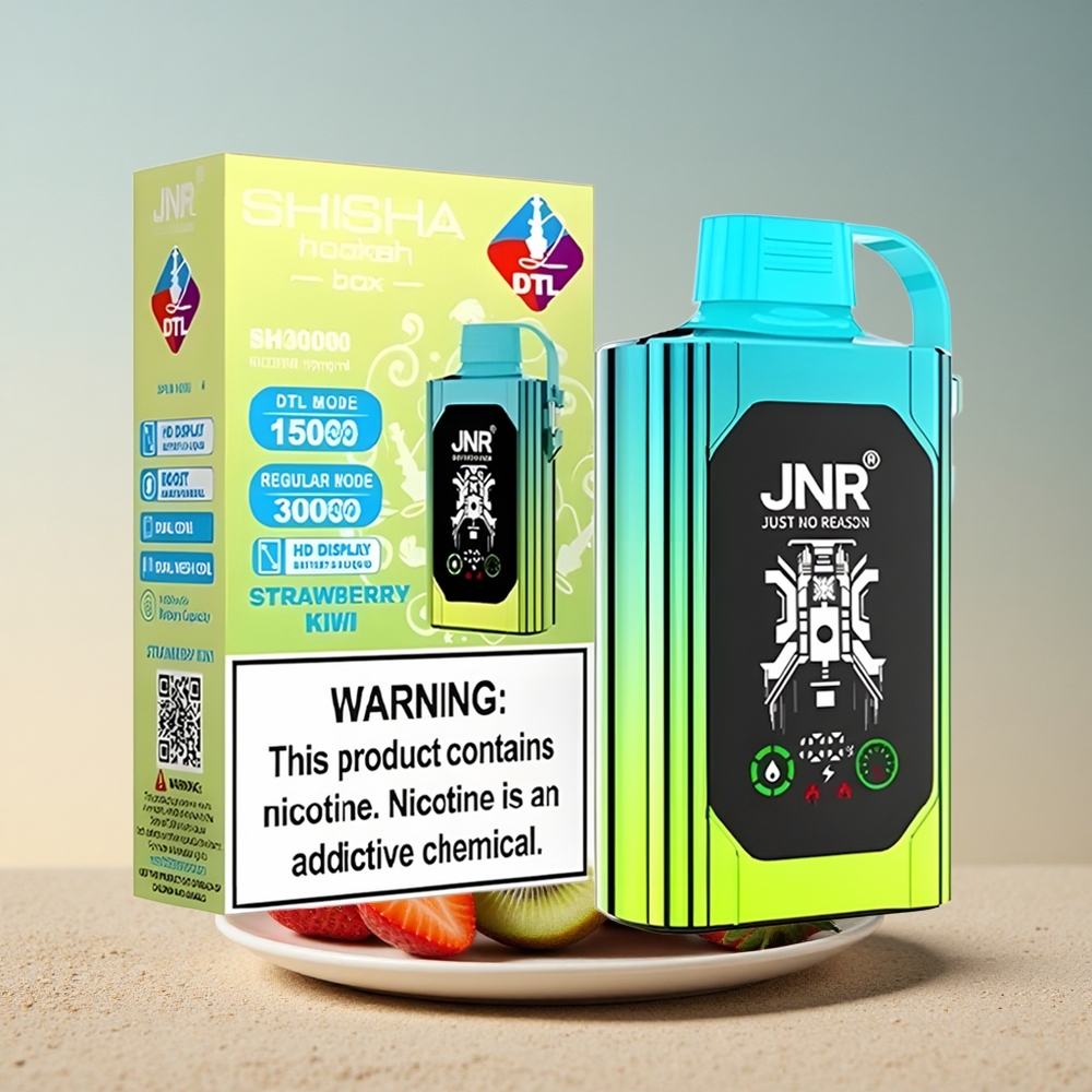 JNR Shisha Hookah Box 20500 Maasika-Kiivi Dual Mesh Coil 25ml 1000mAh