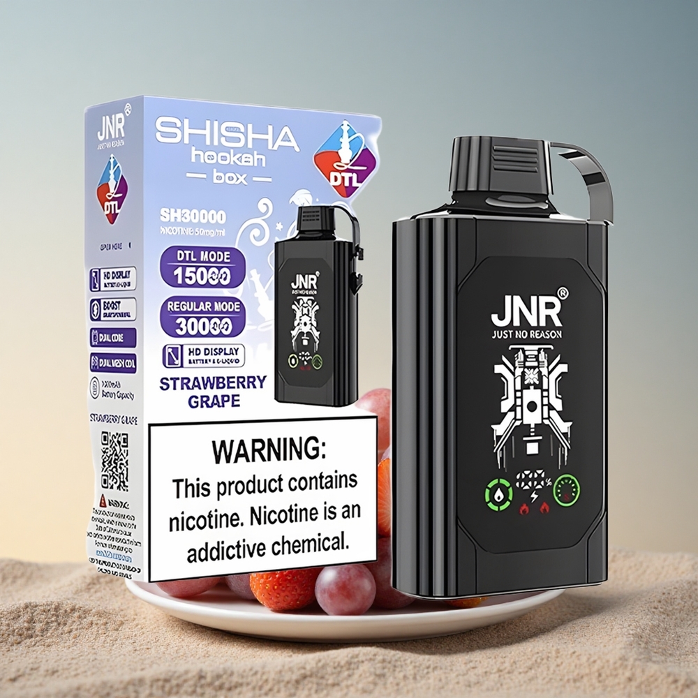 JNR Shisha Hookah Box 20500 Maasika-Viina 1000mAh 25ml Topeltvõrk