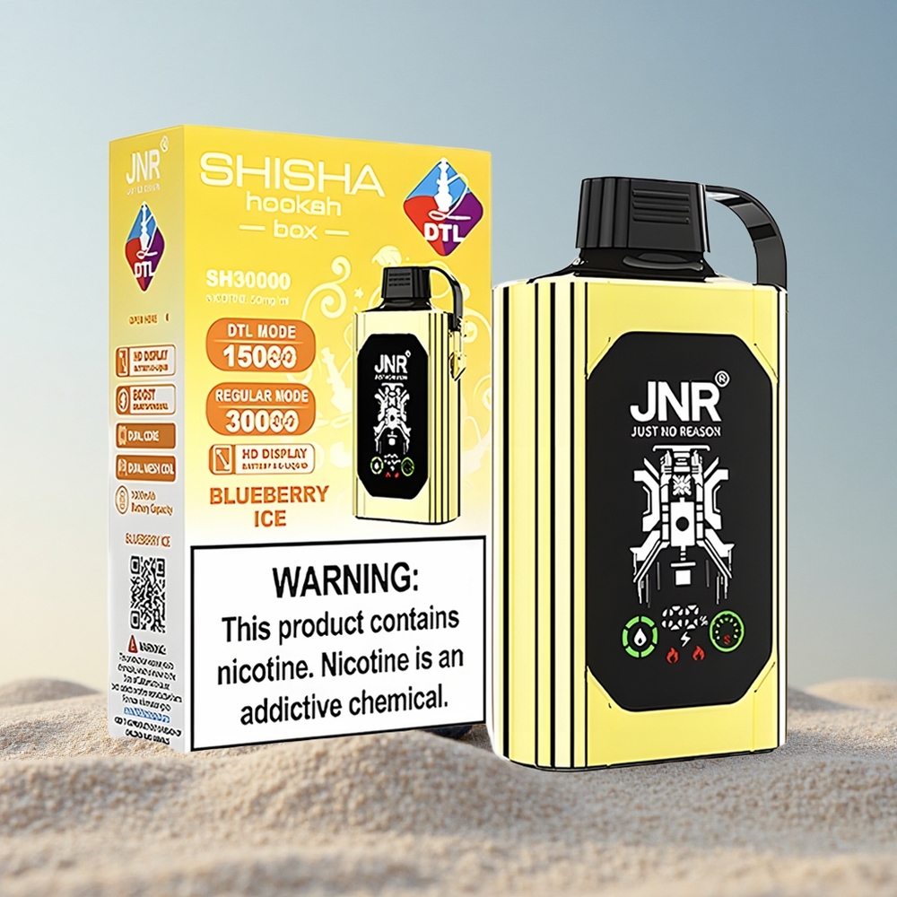 JNR Shisha Hookah Box 20500 Mustika-Mari Jäätise 1000mAh 25ml 5% nikotiini
