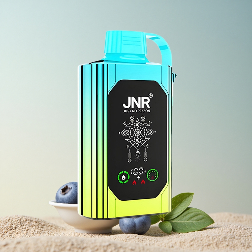 JNR Shisha Hookah Box 20500 Mustikas-Mündi 1000mAh 25ml Topeltvõrk-keresuutega 0%,2%,5% nikotiiniga