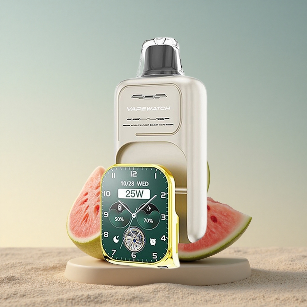 JNR VapeWatch 30000 Arbuusijää 1000mAh 19mL 5% nikotiini