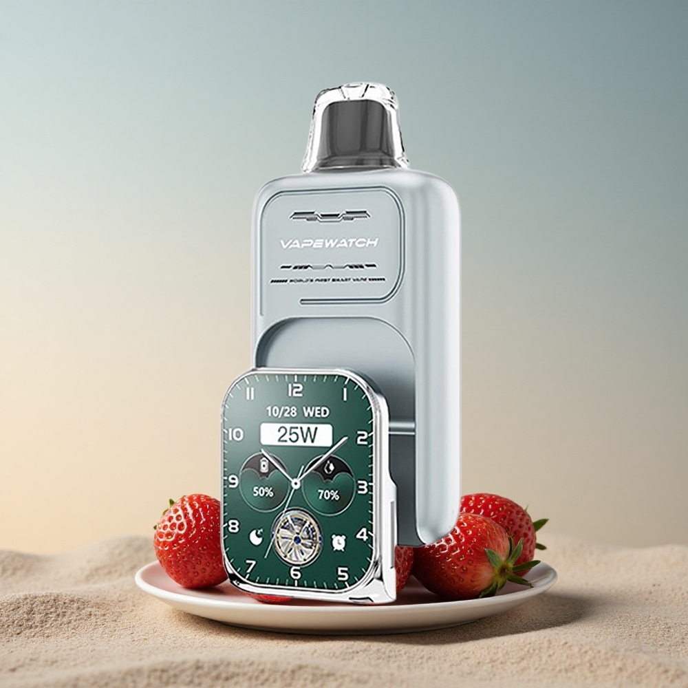 JNR VapeWatch 30000 Maasika-Jää 1000mAh 19mL 5% nikotiini