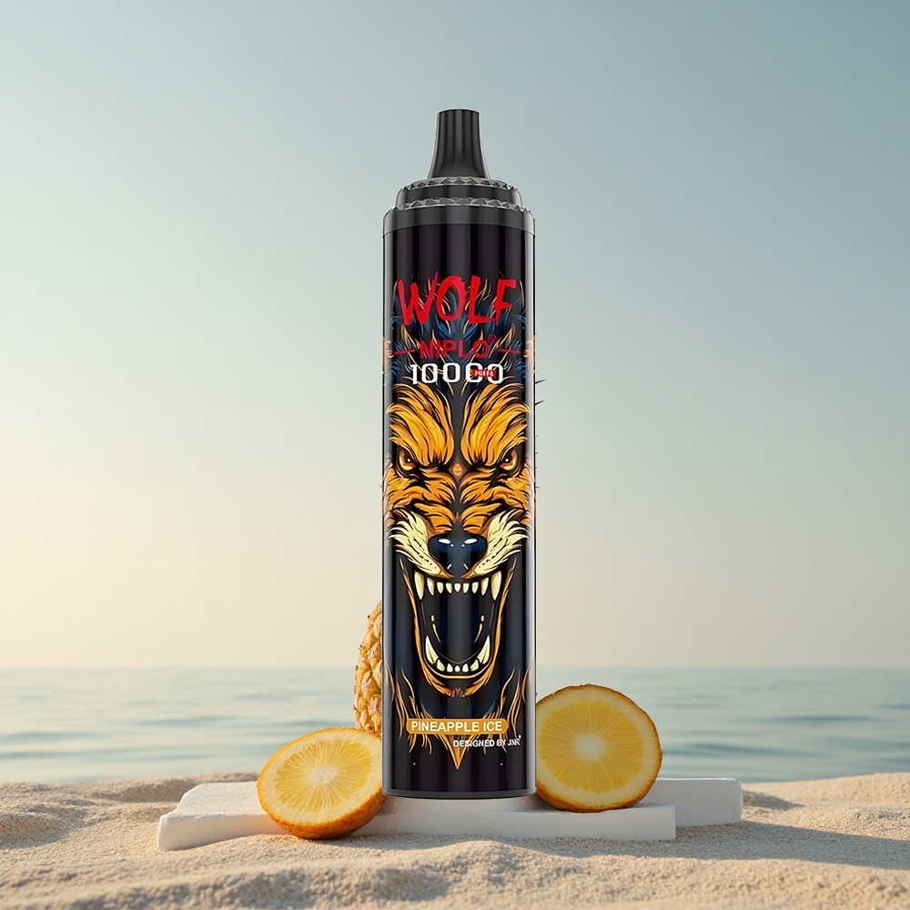 JNR Wolf Niplo 10000 Ananass Jää 0% nikotiini 650mAh 20ml