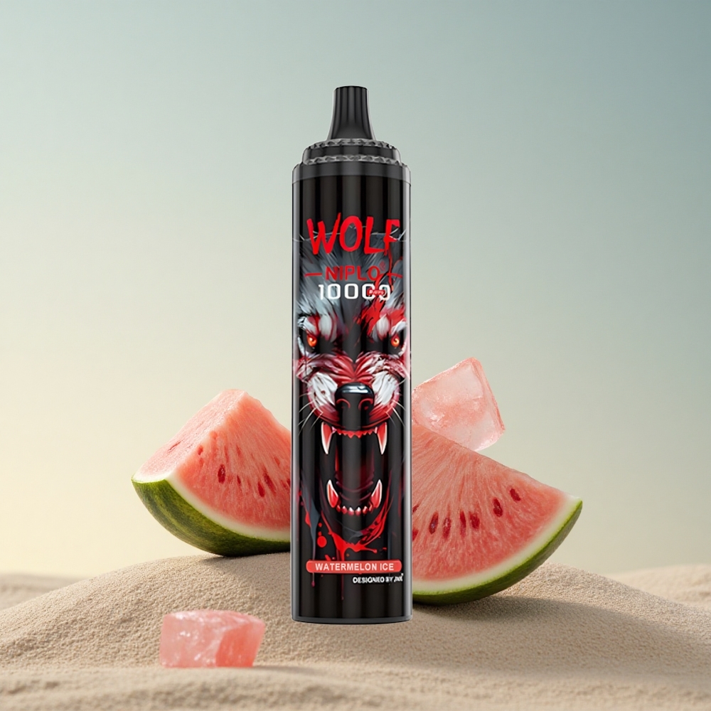 JNR Wolf Niplo 10000 Arbuusijää 20ml 5% nikotiini
