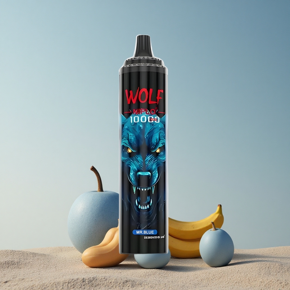 JNR Wolf Niplo 10000 Hr Sinine 650mAh 20ml 0%, 2%, 5% nikotiini