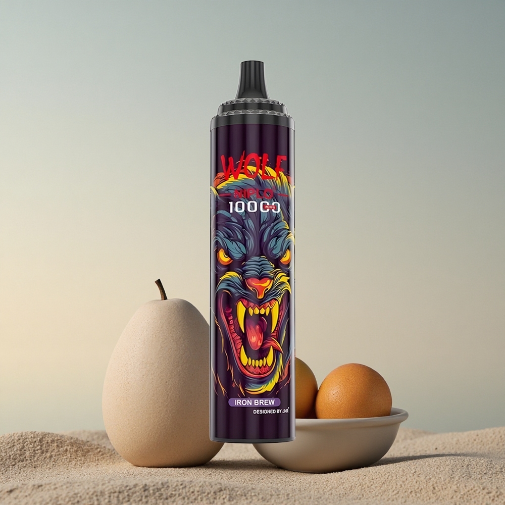 JNR Wolf Niplo 10000 Raudne Kali 20ml 650mAh 1.0 Ohm